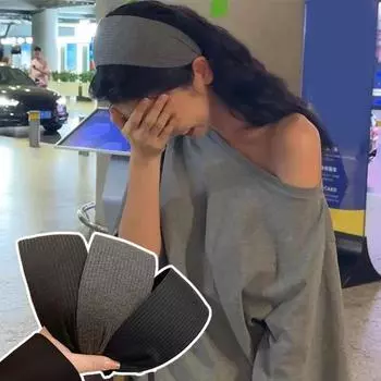 Женская повязка на голову в стиле ретро, эластичный дизайн, широкий обруч для волос, регулируемая посадка, легкий и удобный аксессуар для волос светло-серый