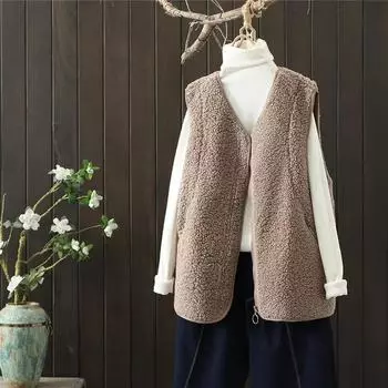 Женская повседневная безрукавка на весну и осень, однотонная, удобная куртка в стиле темперамент 4XL красный