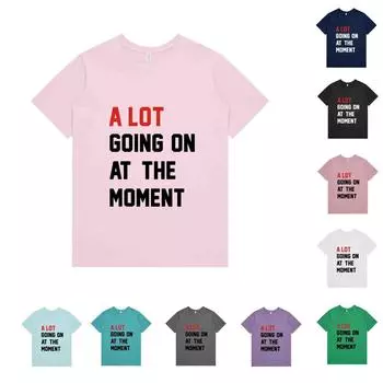 Женская повседневная футболка с коротким рукавом и принтом