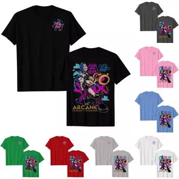 Женская повседневная футболка с короткими рукавами и круглым вырезом с принтом и буквенным топом L чёрный