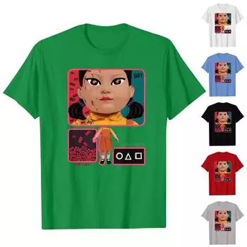 Женская повседневная футболка с короткими рукавами и круглым вырезом с принтом и буквенным топом L чёрный