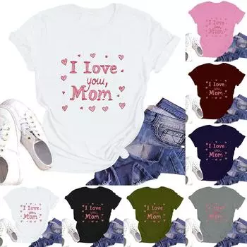 Женская повседневная футболка с круглым вырезом и коротким рукавом XXL розовый