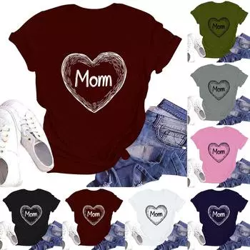 Женская повседневная футболка с круглым вырезом и коротким рукавом XXL белый