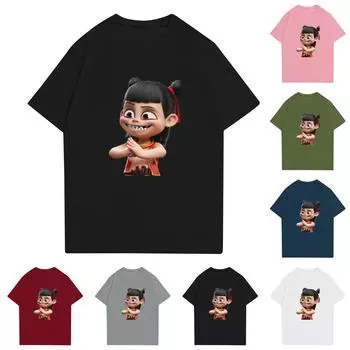 Женская повседневная футболка с круглым вырезом и короткими рукавами с принтом XXL винный