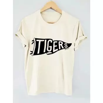 Женская повседневная футболка с круглым вырезом и принтом I DON T CARE, с коротким рукавом, хлопковые топы S