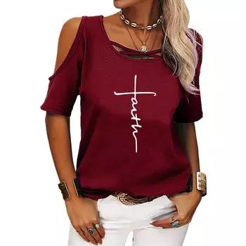 Женская повседневная футболка с принтом, летняя мода, топ с круглым воротником и коротким рукавом, пуловер, свободные блузки, женская футболка S хаки