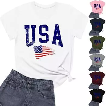 Женская повседневная футболка с принтом подсолнухов Street Slim Fit с коротким рукавом XXL тёмно-синий