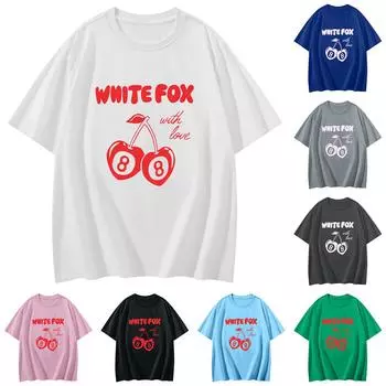 Женская повседневная футболка с принтом, пуловер с круглым вырезом, топ с короткими рукавами XXXL