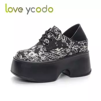 Женская повседневная кожаная обувь на супертолстой подошве, водонепроницаемая платформа, простая и удобная весенне-летняя повседневная обувь для девочек на толстой подошве 33 грязно-белый