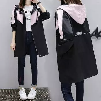 Женская повседневная куртка с капюшоном, бейсбольная форма, осенняя ветрозащитная женская куртка XXXL зелёный