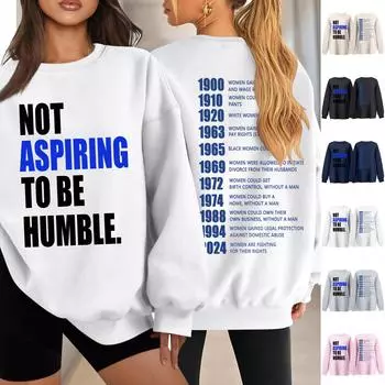 Женская повседневная мода карнавальный принт длинный рукав O-образный вырез толстовки пуловер топ L чёрный