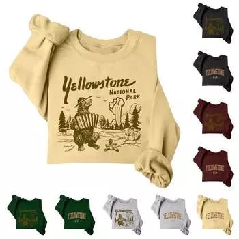 Женская повседневная мода ко Дню святого Валентина с принтом, длинным рукавом, круглым вырезом, толстовки, пуловеры, топы L армия зеленый