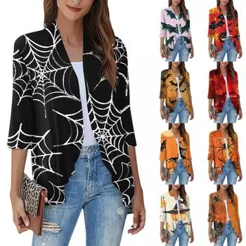 Женская повседневная мода с рукавом три четверти, мягкий драпированный жакет-кардиган с оборками XXXL киноварь