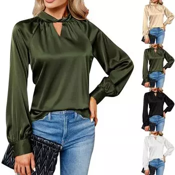 Женская повседневная мода сексуальный однотонный свободный топ с рукавами реглан M