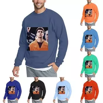 Женская повседневная мода, удобная футболка с принтом персонажа темперамента и рукавом реглан L чёрный