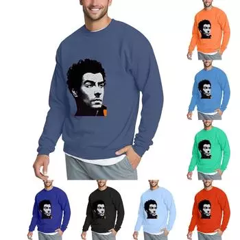 Женская повседневная мода, удобная футболка с принтом персонажа темперамента и рукавом реглан M чёрный