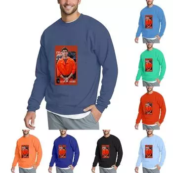 Женская повседневная мода, удобная футболка с принтом персонажа темперамента и рукавом реглан L чёрный