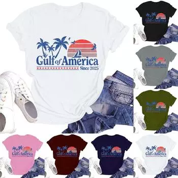 Женская повседневная мода уличная облегающая футболка с коротким рукавом с принтом «Текущие события вокруг» L