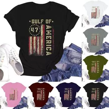 Женская повседневная мода уличная облегающая футболка с коротким рукавом с принтом «Текущие события вокруг» XL