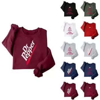 Женская повседневная модная блузка с длинным рукавом и круглым вырезом с принтом Хэллоуина L армия зеленый