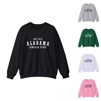 Женская повседневная модная блузка с длинным рукавом и круглым вырезом с принтом Хэллоуина L чёрный