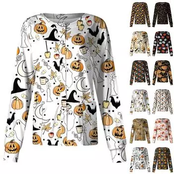 Женская повседневная модная однобортная куртка с длинным рукавом и стоячими лацканами на Хэллоуин с принтом защитная рабочая куртка S розовый