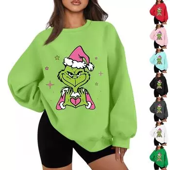 Женская повседневная модная однотонная толстовка с круглым вырезом и длинным рукавом реглан XXXL циан