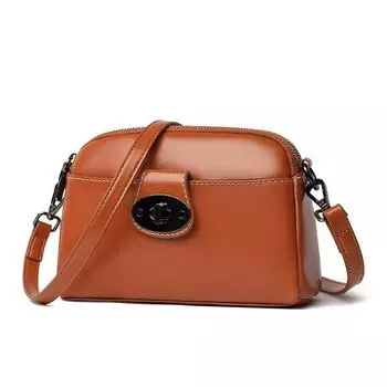 Женская повседневная модная сумка из натуральной яловой кожи, женская сумка-мессенджер, маленькая сумка через плечо, сумки через плечо для женщин, сумки чёрный