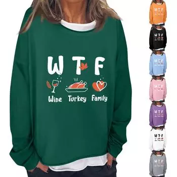 Женская повседневная модная толстовка с длинным рукавом и круглым вырезом, многослойный пуловер S