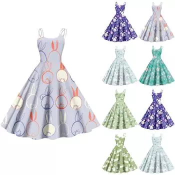 Женская повседневная модная юбка с цветочным принтом в стиле панк-ретро с открытыми плечами S фиолетовый