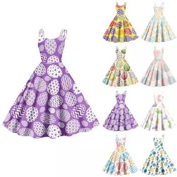 Женская повседневная модная юбка с цветочным принтом в стиле панк-ретро с открытыми плечами L синий