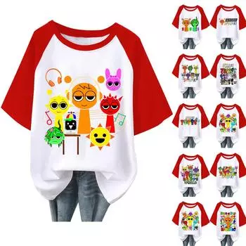 Женская повседневная модная удобная футболка с принтом персонажей мультфильмов и рукавом реглан L армия зеленый