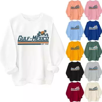 Женская повседневная модная уличная тонкая толстовка с принтом в мексиканском стиле L бежевый