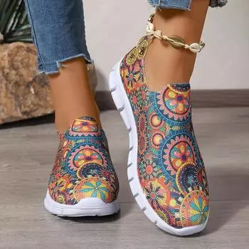 Женская повседневная обувь 2024 года, новые трендовые повседневные мокасины на плоской подошве для женщин, весна-осень, модные удобные кроссовки с круглым носком для женщин 36