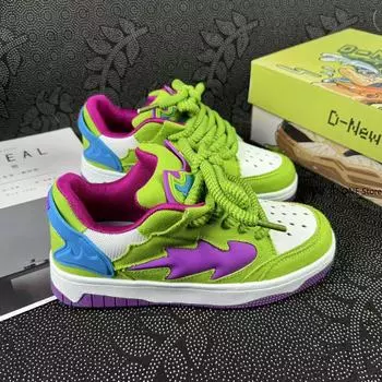 Женская повседневная обувь 2024 года, новый дизайн, мужская вулканизированная обувь, ретро-спортивная обувь, модные массивные кроссовки, женская обувь для женщин 36 белый