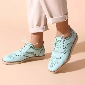 Женская повседневная обувь цвета морской волны