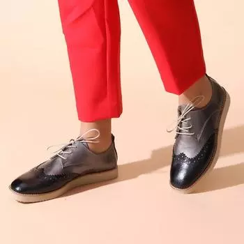 Женская повседневная обувь Garni платинового черного цвета