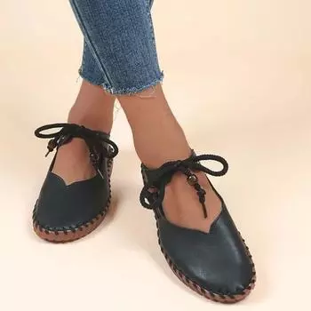 Женская повседневная обувь на плоской подошве, летние модные кроссовки Femme, прогулочная спортивная обувь на шнуровке, женские дизайнерские кроссовки Zapatos De Mujer 35 чёрный
