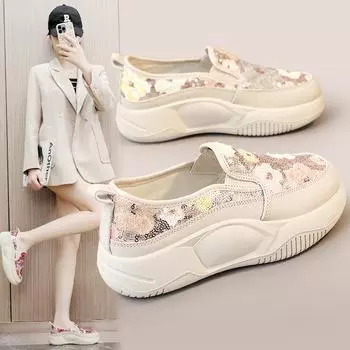 Женская повседневная обувь на плоской подошве, нескользящая прогулочная обувь, кроссовки, мягкие лоферы с круглым носком, удобная рабочая обувь на плоской подошве для женщин 35 розовый