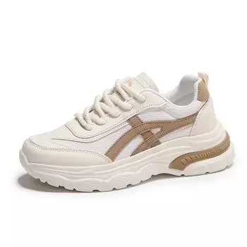 Женская повседневная обувь TUINANLE, Нескользящие кроссовки на платформе для бега, спортивная обувь на толстой подошве 36 чёрный