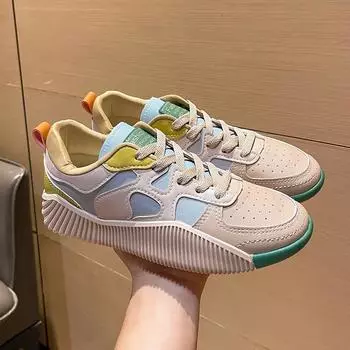 Женская повседневная обувь в стиле ретро, кроссовки 40 синий