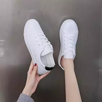 Женская повседневная обувь весна осень новые модные дышащие туфли на плоской подошве женская сетчатая обувь 35