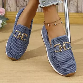 Женская повседневная обувь весна-осень плоские мокасины модные нескользящие мягкие плоские женские кроссовки дизайнерская обувь 36 чёрный