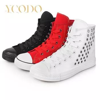 Женская повседневная парусиновая обувь на весну/осень и лето с внутренней молнией и вентиляционным отверстием для девочек, студенческие короткие парусиновые ботинки 43 белый