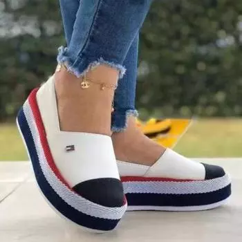 Женская повседневная прогулочная обувь на плоской подошве, новая модная легкая удобная обувь без шнуровки, обувь для мам 35