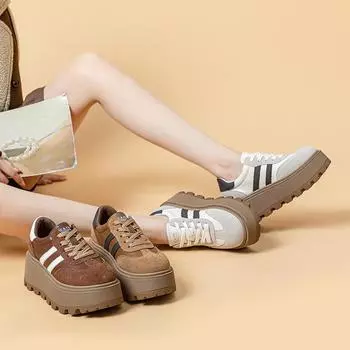 Женская повседневная спортивная обувь Dexun 2024 года на толстой подошве 38 жёлтый