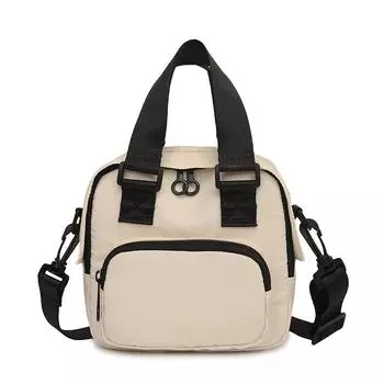Женская повседневная сумка, большая вместимость, маленький кошелек через плечо, регулируемый ремень, модная сумка-саквояж, дорожная сумка-слинг с несколькими карманами чёрный