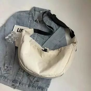 Женская повседневная сумка через плечо большой вместимости, однотонная, для отдыха, в стиле ретро, для поездок на работу, универсальные сумки через подмышку