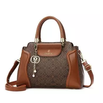 Женская повседневная сумка-тоут, модная высококачественная кожаная женская сумка через плечо, дорожная сумка, большая вместимость, дизайнерская сумка через плечо 29x11x21cm