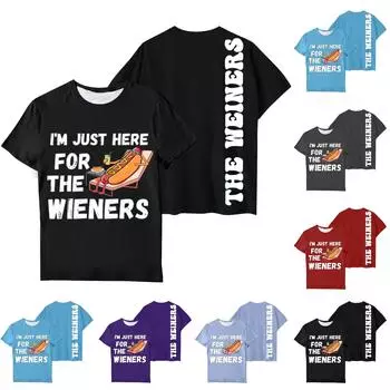 Женская повседневная свободная футболка с принтом, пуловер с круглым вырезом и коротким рукавом